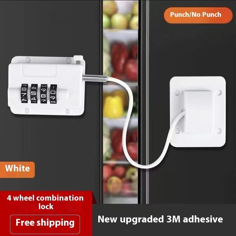 Punch-free Refrigerator Anti-child Password Lock